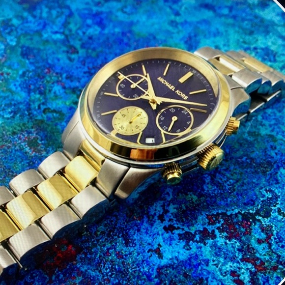 MK Two Tone Runway Watch - Picture 2 of 10